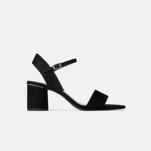 New Zara Wide Heeled Sandals